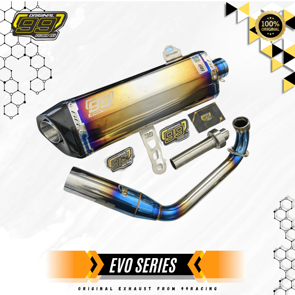 Knalpot Evo Series Original 99 Racing