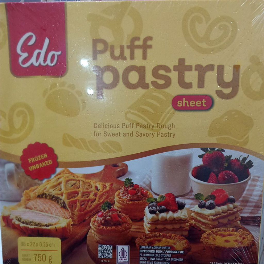 

PUFF PASTRY SHEET 750GRAM