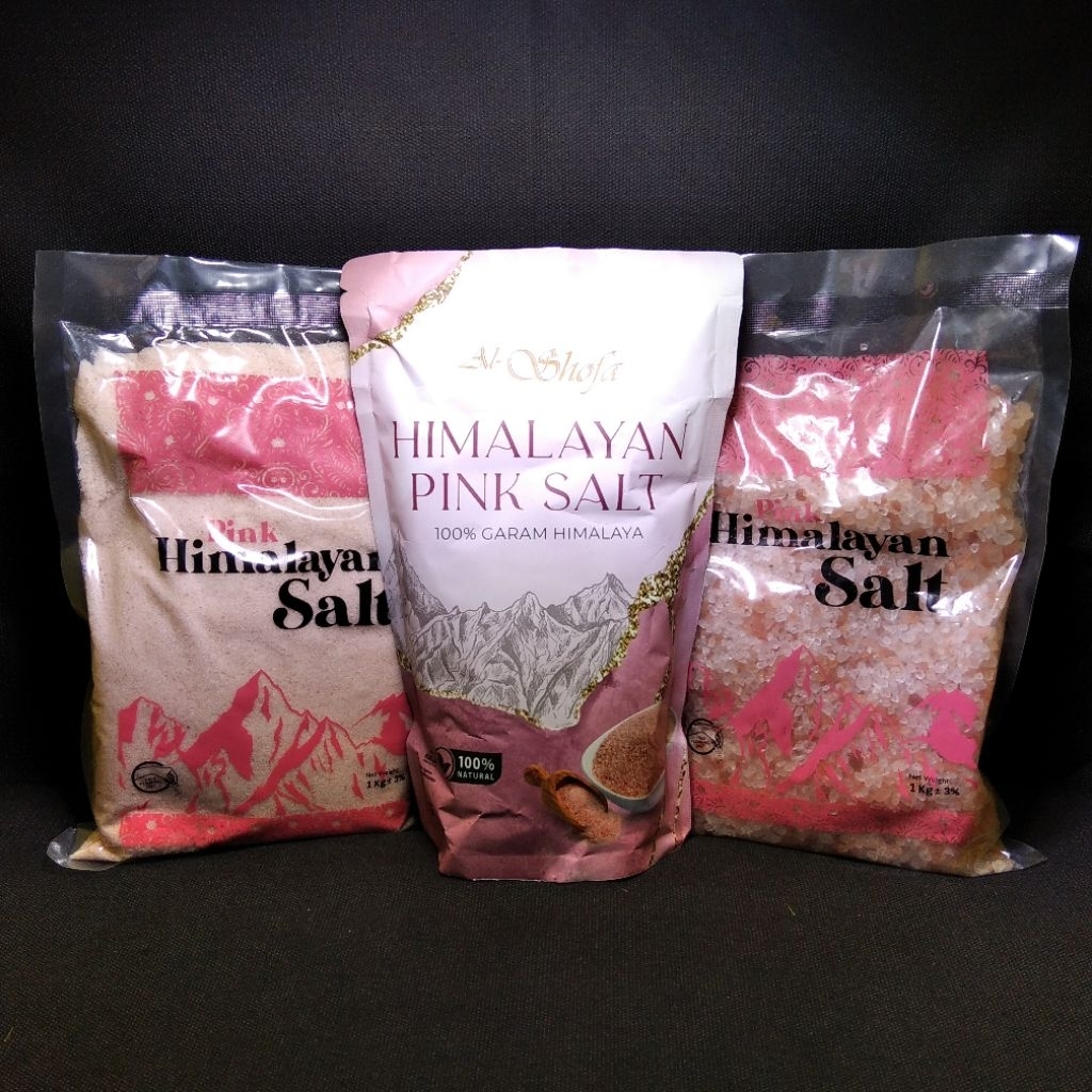

[Pakistan Standards] Pink Himalayan Salt 1kg | ISO 9001, ISO13485, Halal, Food grade