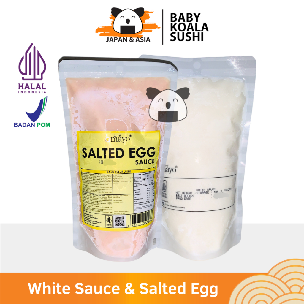 

OMAYO SALTED EGG SAUCE 500 g Halal │ Saus Rasa Telur Asin Frozen