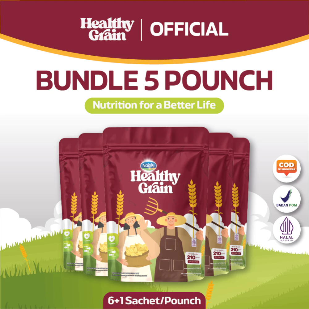 

HealthyGrain Multigrain Kaya Serat Menstabilkan Tekanan Darah & Menurunkan Hipertensi 5 Pouch