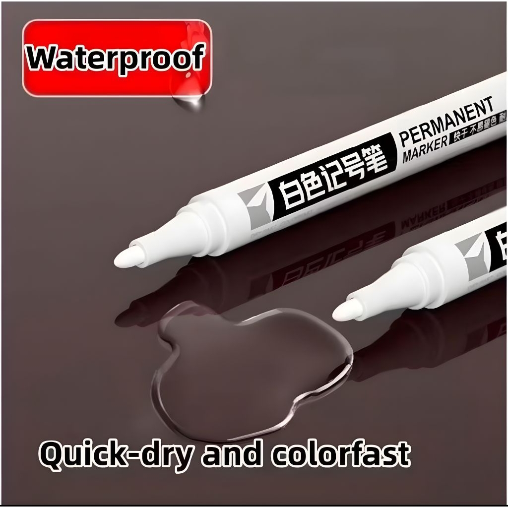 

SPIDOL PUTIH TAHAN AIR TIDAK LUNTUR UNTUK LUKISAN & GRAFITI - KEPALA TUNGGAL PULPEN GELL PUTIH DAN EMAS GELLPEN WARNA PUTIH