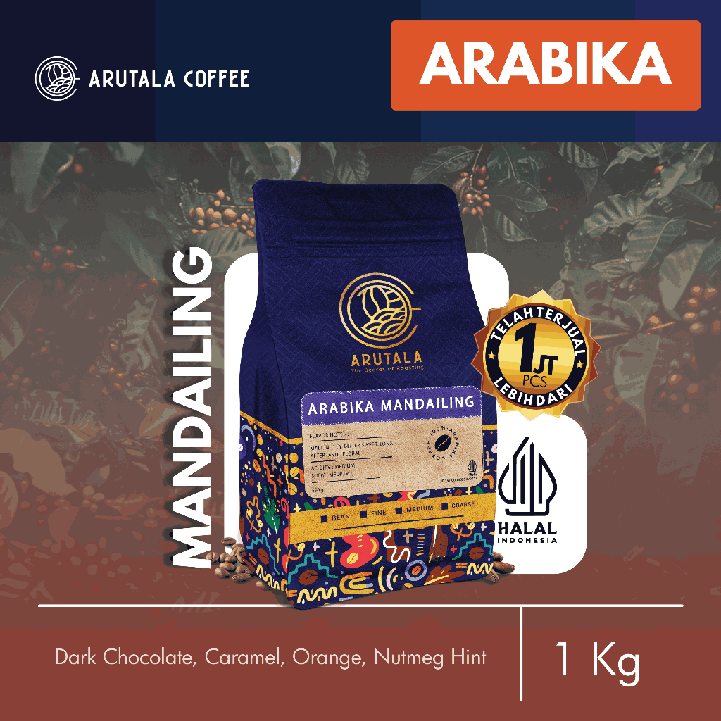 

ARUTALA Kopi Arabika Mandailing 1KG