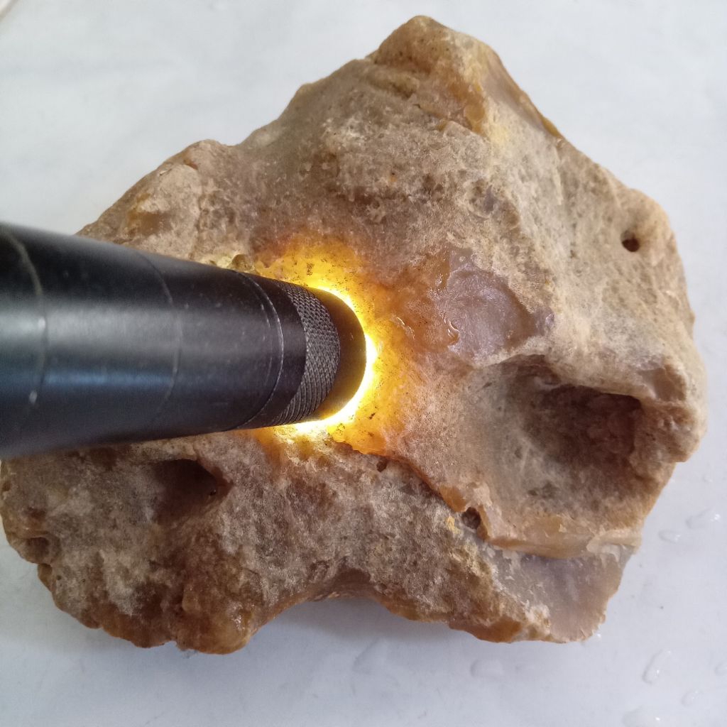 Original Bahan Batu Akik Cempaka Klasik Kristal