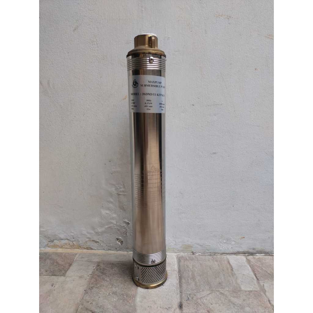 MAXPUMP 3SDM3/11-KEPALA KEPALA SAJA POMPA AIR SATELIT / Submersible pump 3 INCH 11 impeller 3"