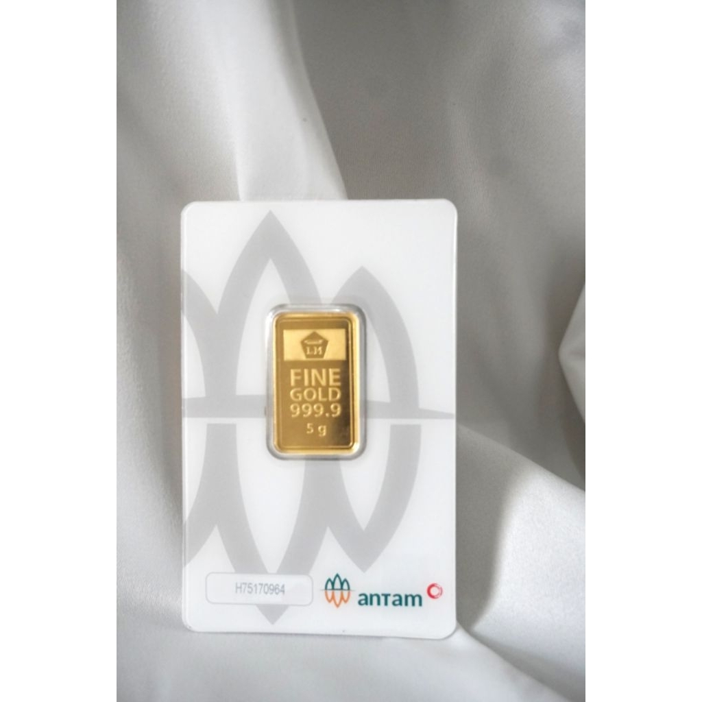 LOGAM MULIA ANTAM MURAH 5 GRAM (EMAS BATANGAN)