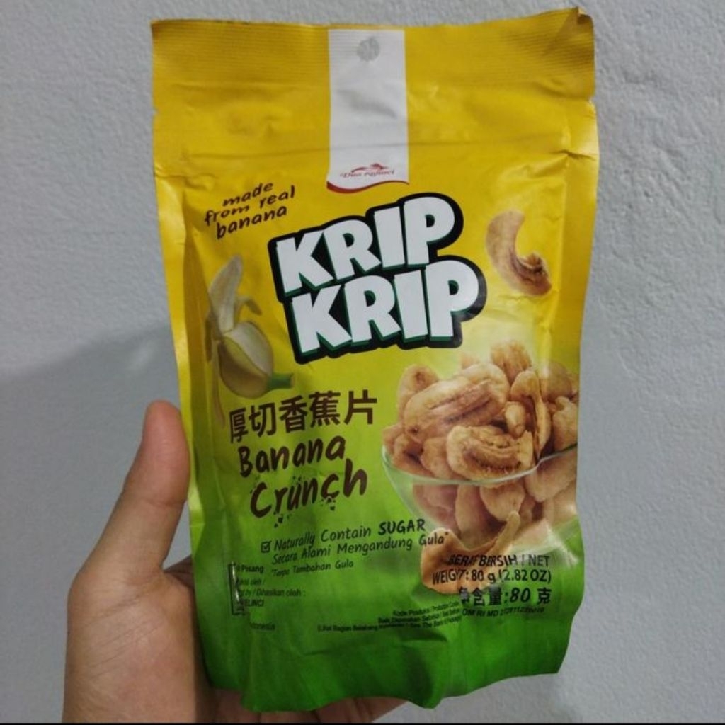 

Krip Krip Banana Crunch 80gram