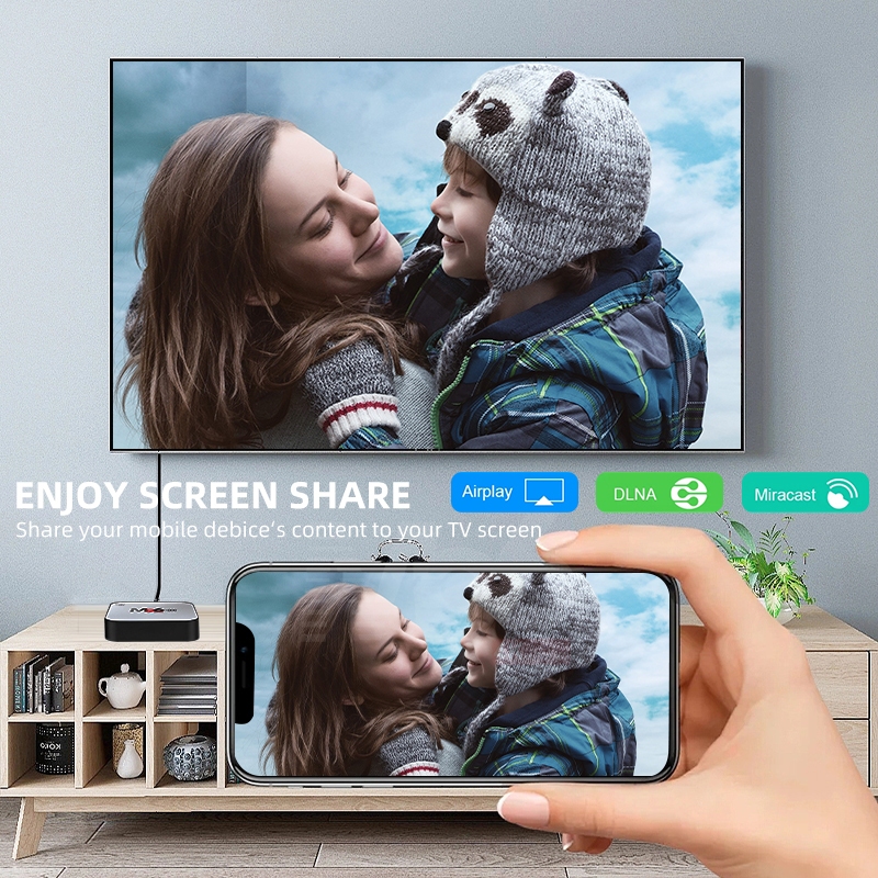 BIG SALE Tripsky M96-H Android Tv Box Android 11.0 OS Ram 4GB Rom 32GB 4K HD WIFI STB Smart Tv Box