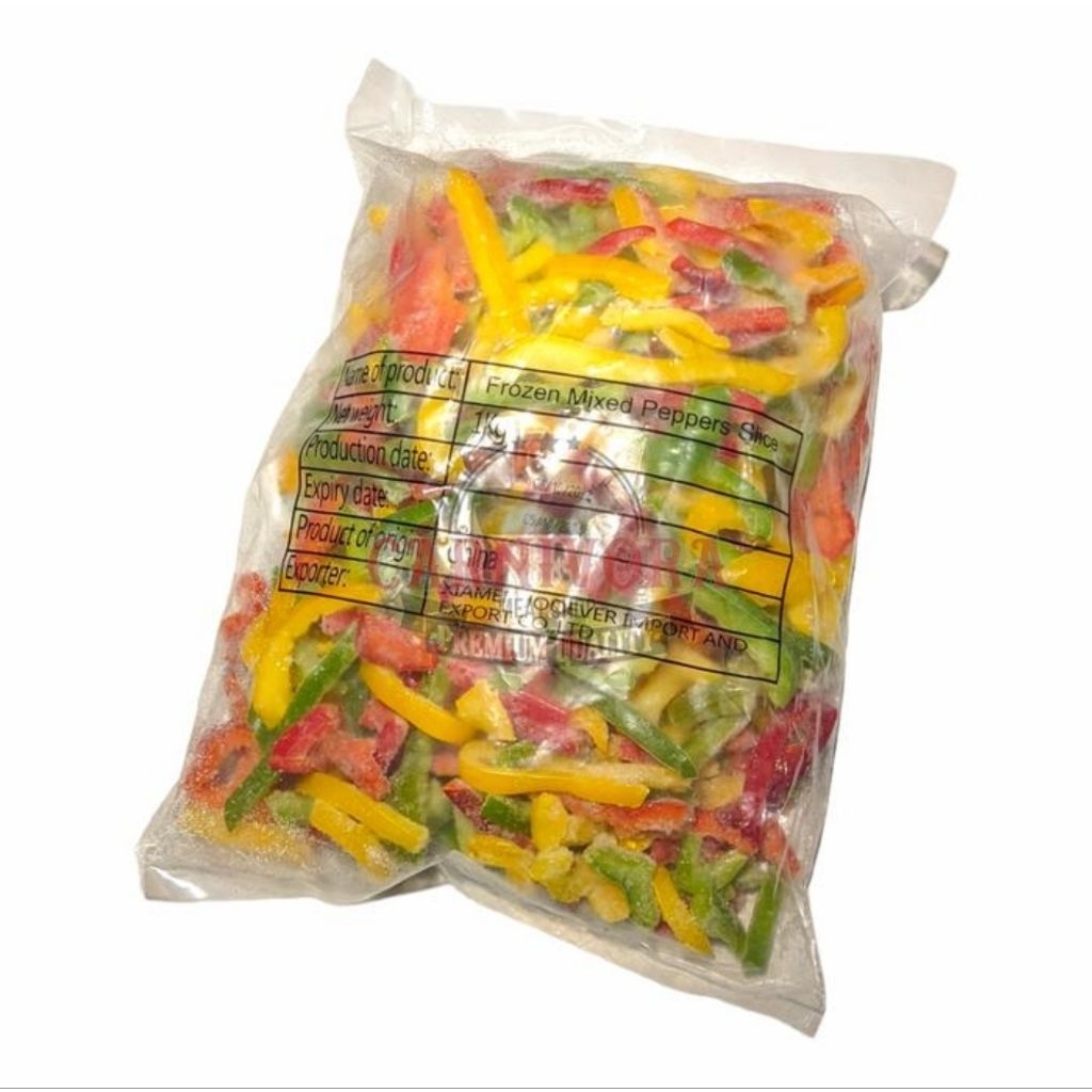 

Paprika Bell Pepper Capsicum Frozen - 1 Kg