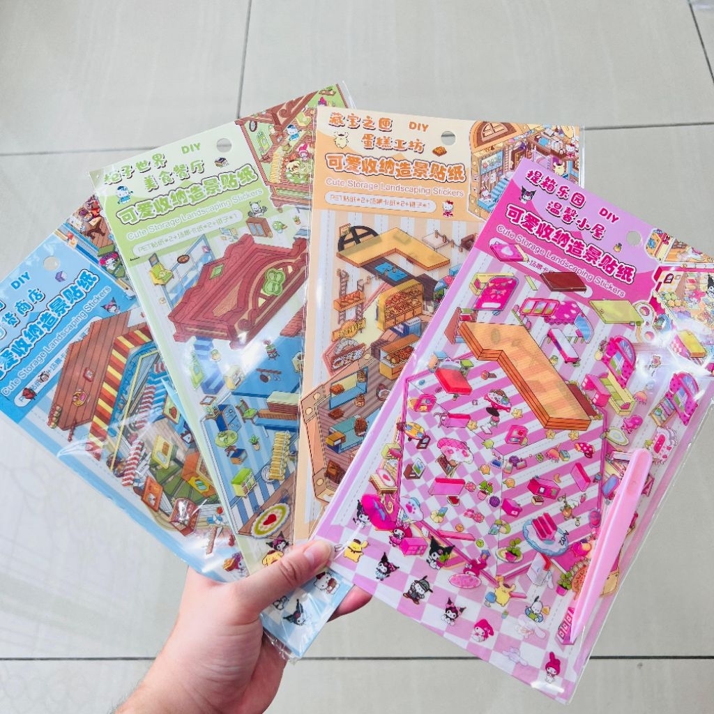 

STICKER Cute Storage Landscaping Sticker Sanrio