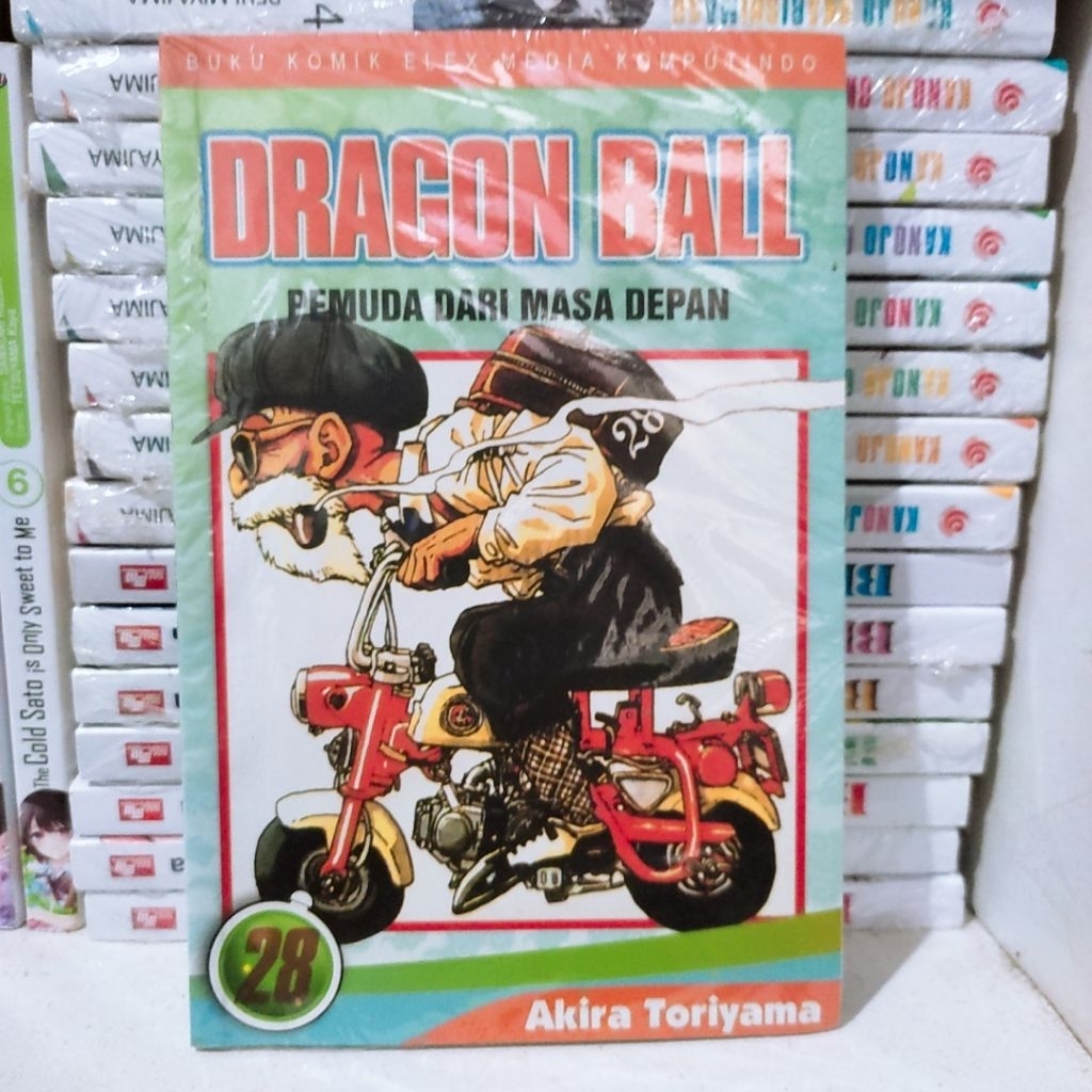komik dragon ball vol 28 segel langka cover hijau tosca