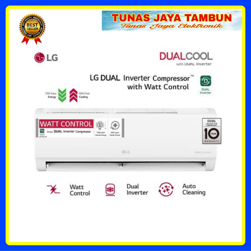 AC LG T09EV5 / AC LG INVERTER  1 PK 09 EV5 / LG AC INVERTER 1PK 09EV5