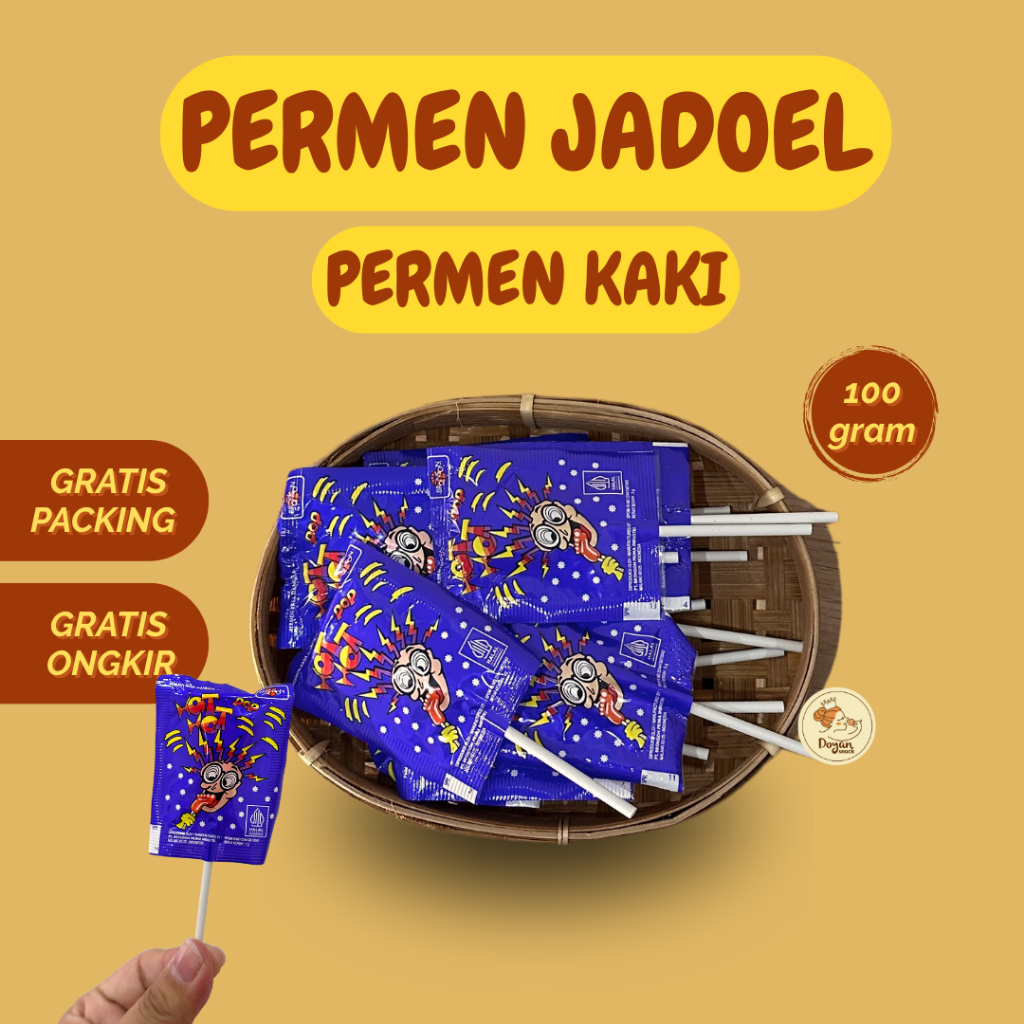 

PERMEN JADUL / PERMEN HOTPOP KAKI / PERMEN KAKI JADUL 100GR