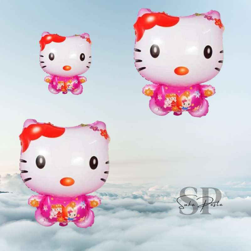 BALON GAS HELLO KITTY / BALON PLASTIK HELLO KITTY / BALON HELLO KITTY / BALON HK / BALON KARAKTER HE