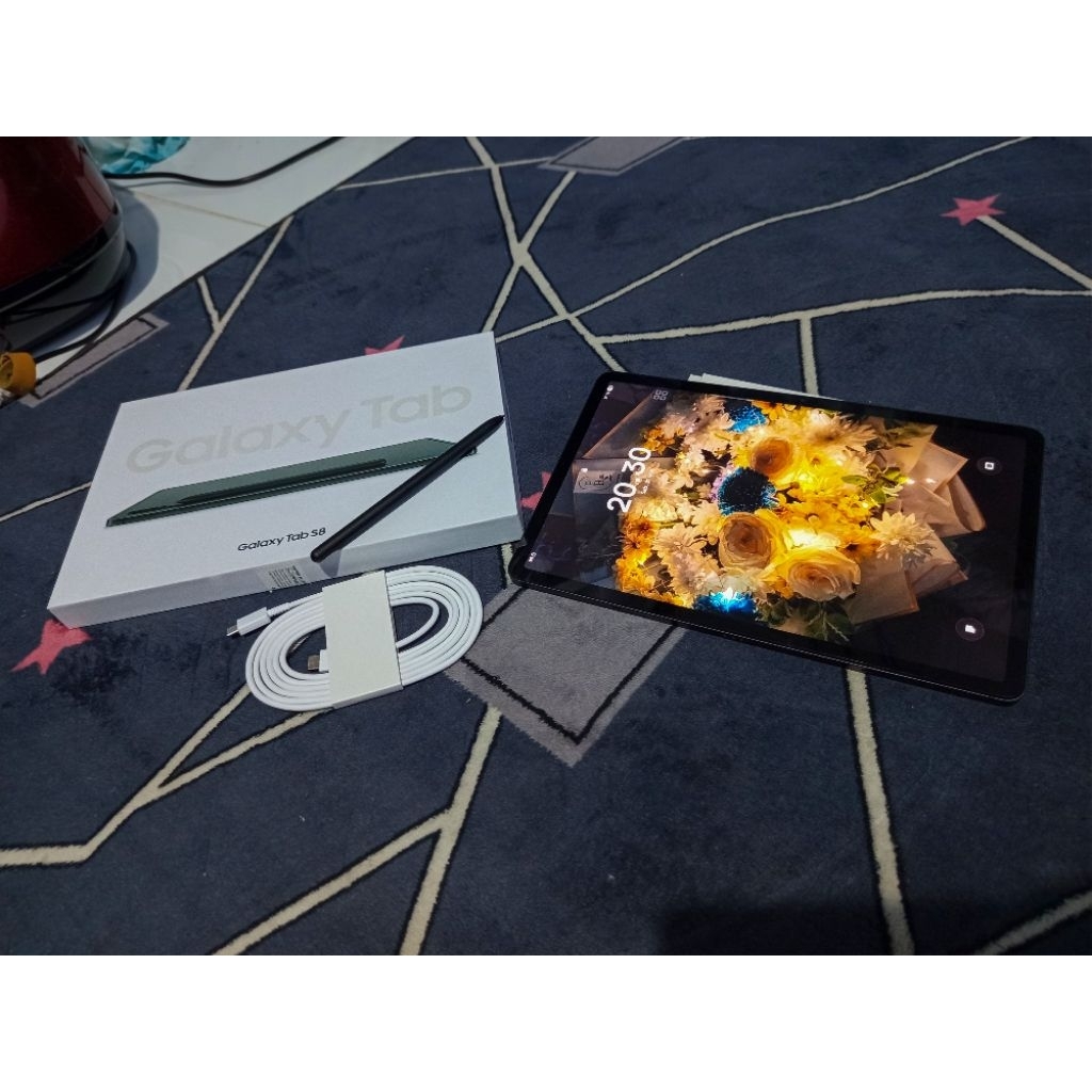 Samsung Galaxy Tab S8 8/128gb Second Bekas Pakai Normal Fullset Original