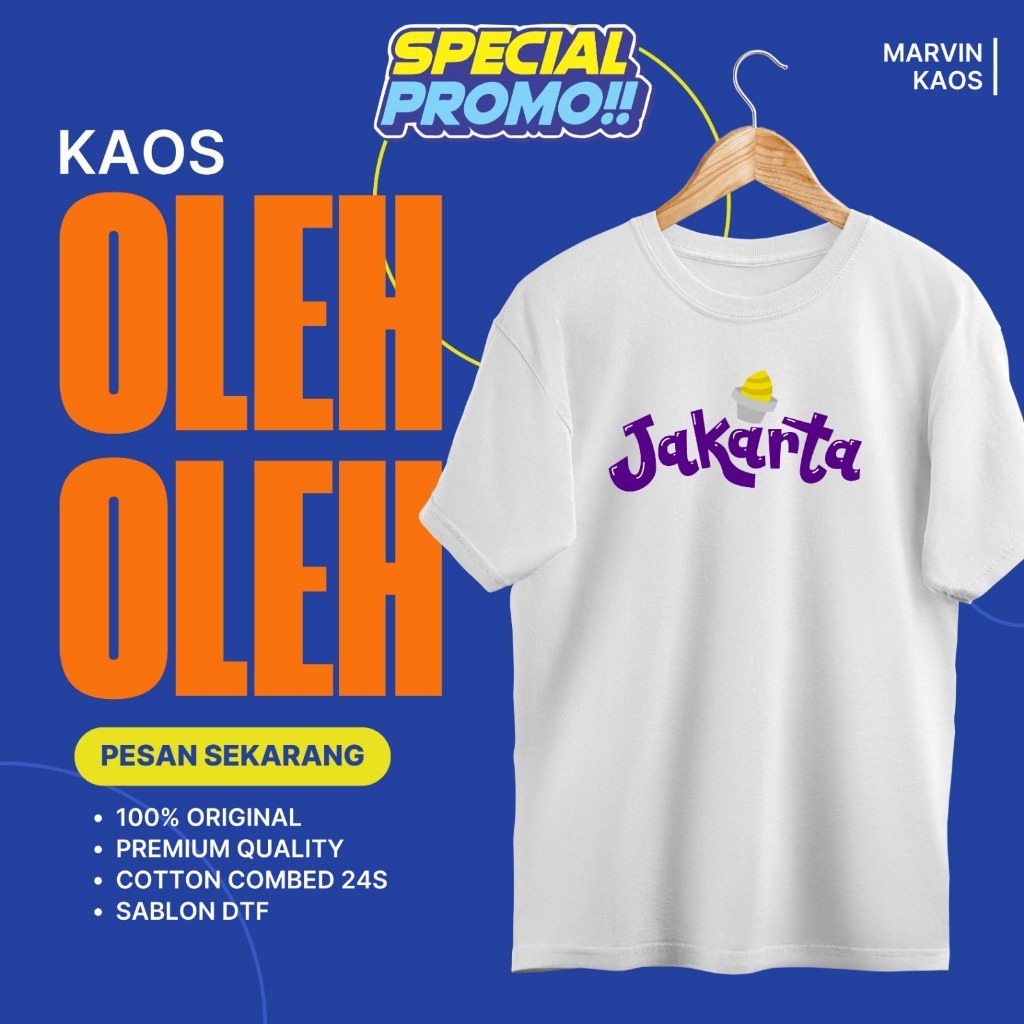 BAJU KAOS OLEH OLEH SOUVENIR JAKARTA