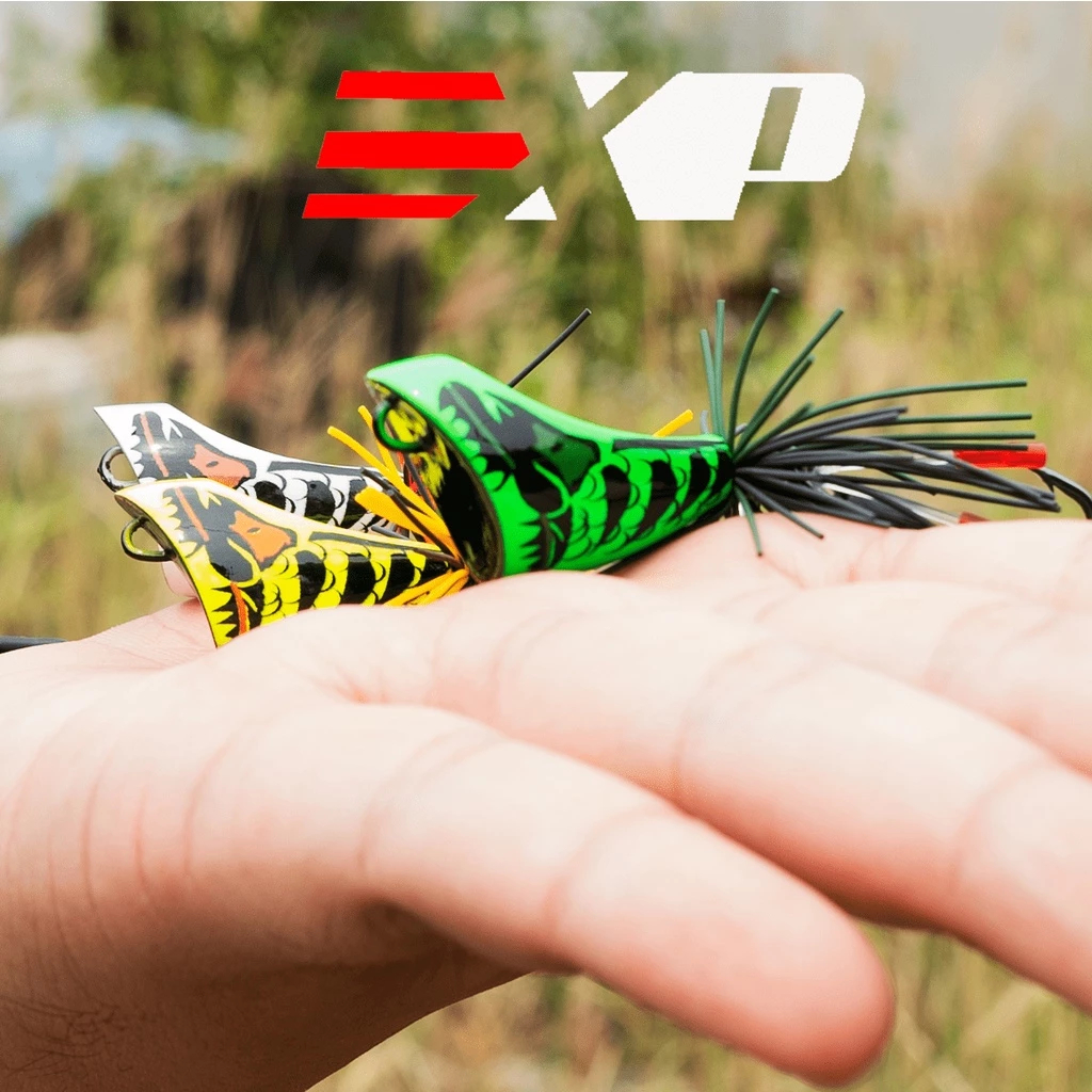 EXP JAW MINI Jump frog soft frog umpan pancing umpan untuk mancing umpan gabus umpan casting