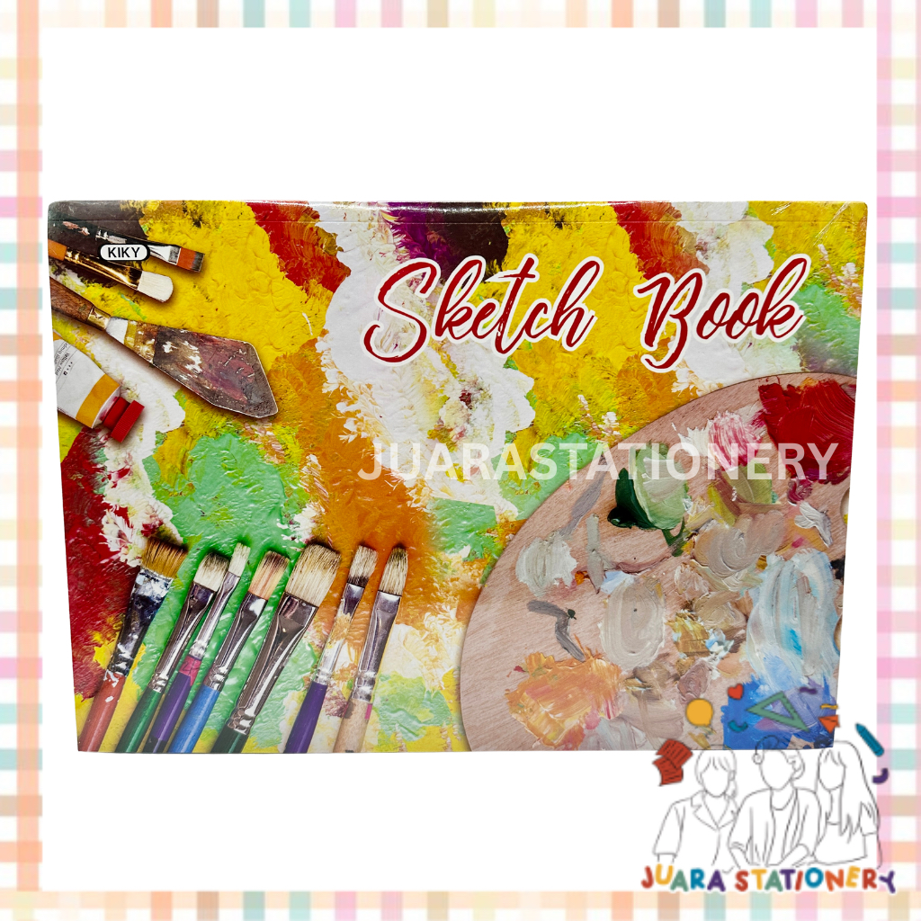 

(946) JUARASTATIONERY Sketch Book Kiky A4 / Buku Gambar Buku Lukis Ukuran A4