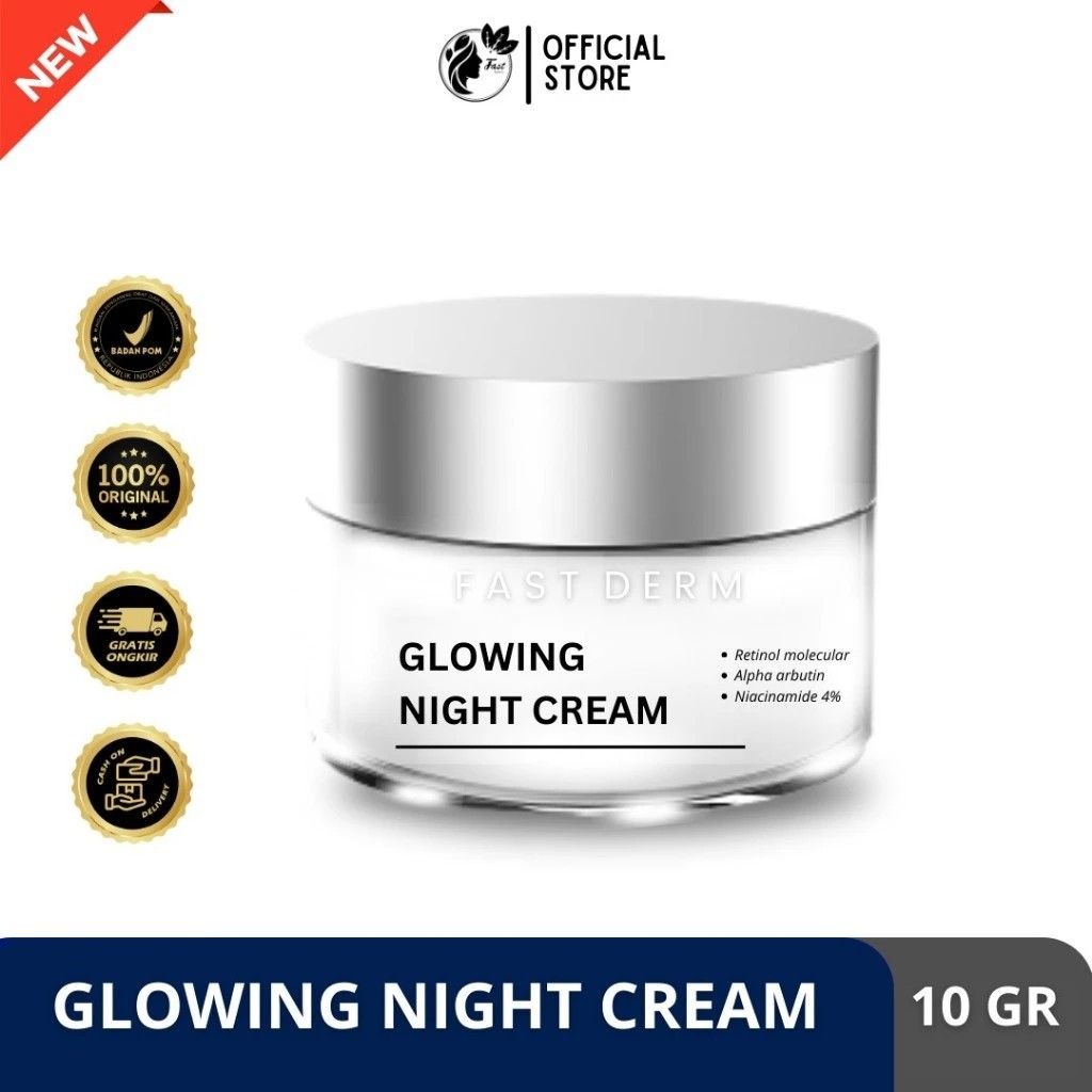 Fast Derm Normal NEW Glowing Night Cream