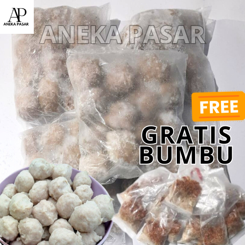 

BAKSO / PENTOL DAGING SAPI ASLI HOMEMADE BUATAN SENDIRI GRATIS BUMBU BAKSO