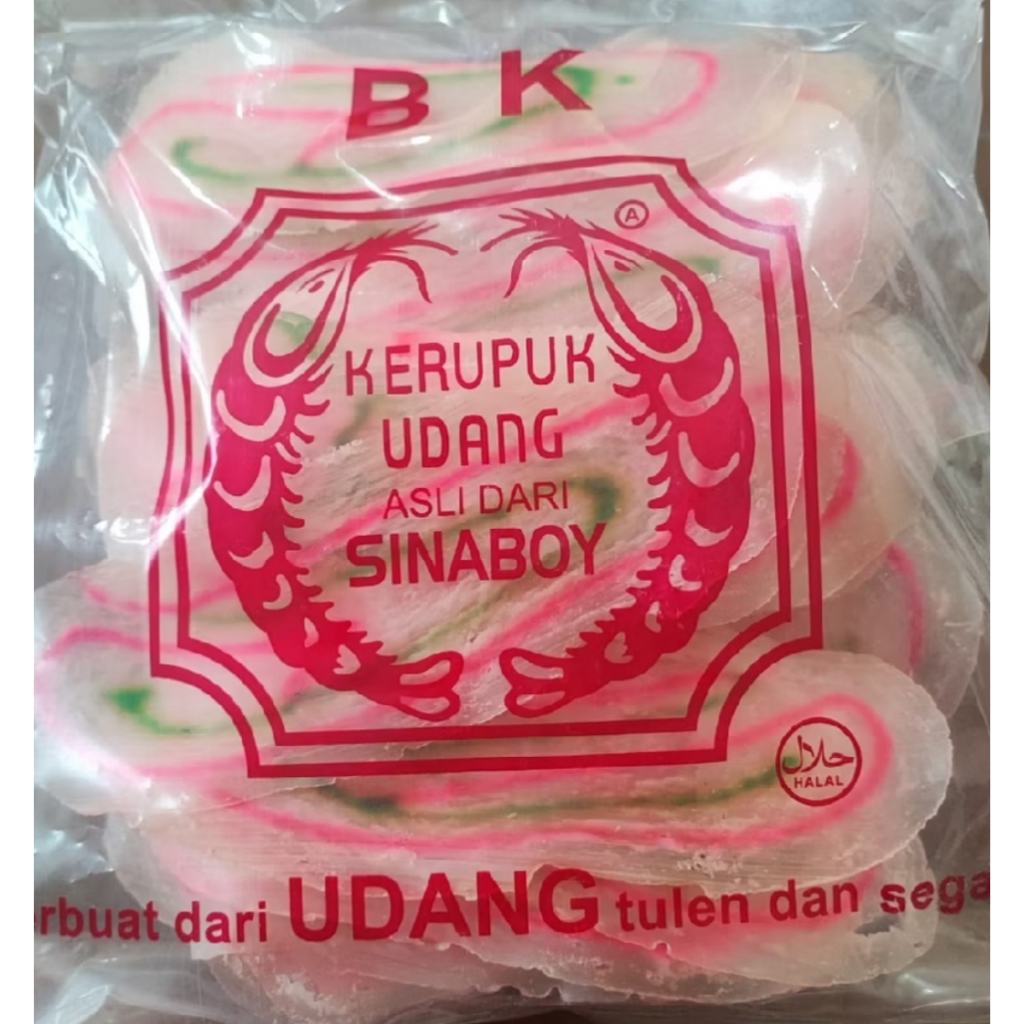 

Kerupuk udang asli Khas SINABOY(+- 250 gr) halal dan enak