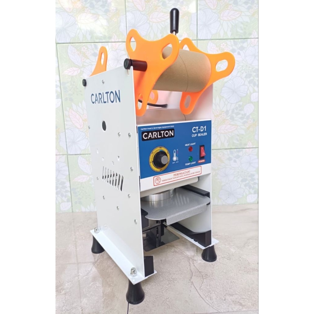 Press Cup Sealer Carlton CT-D1 Jumbo 22oz / Mesin Press Gelas Manual Cup Sealer Carlton CT D1