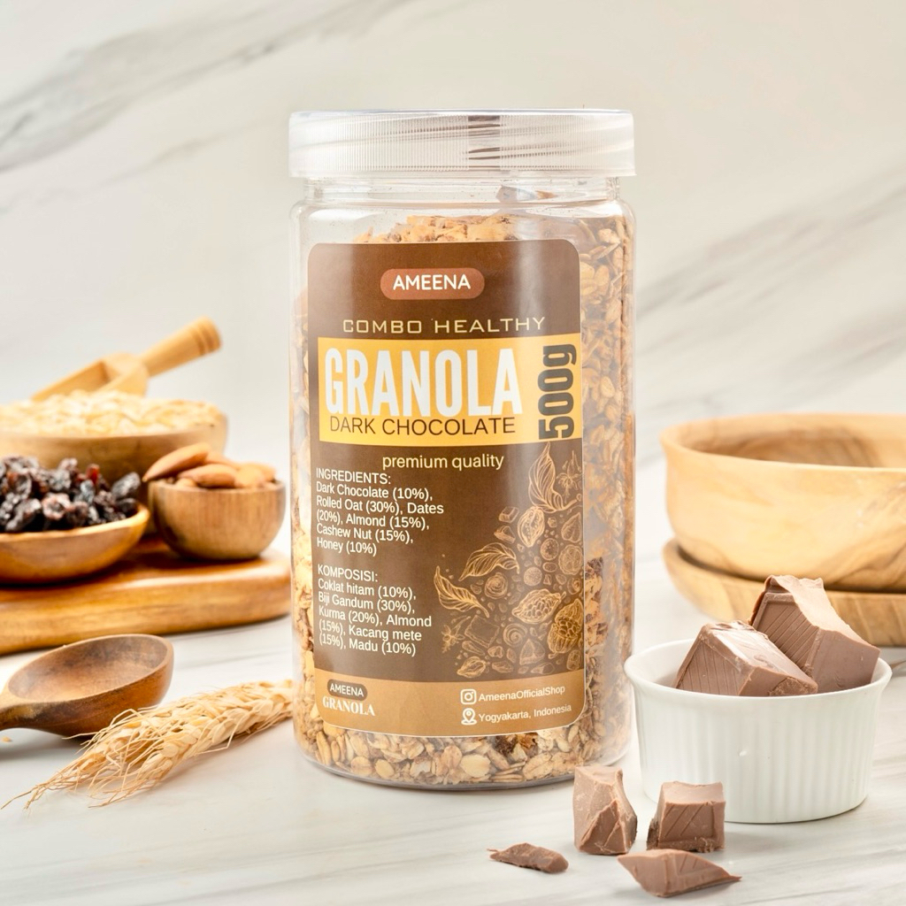 

Granola Dark Chocolate 500gr | Ameena Premium Quality