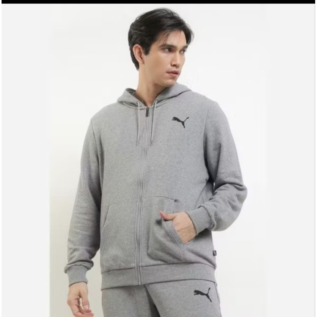 New -- Puma Ess Small Logo Fz Hoodie