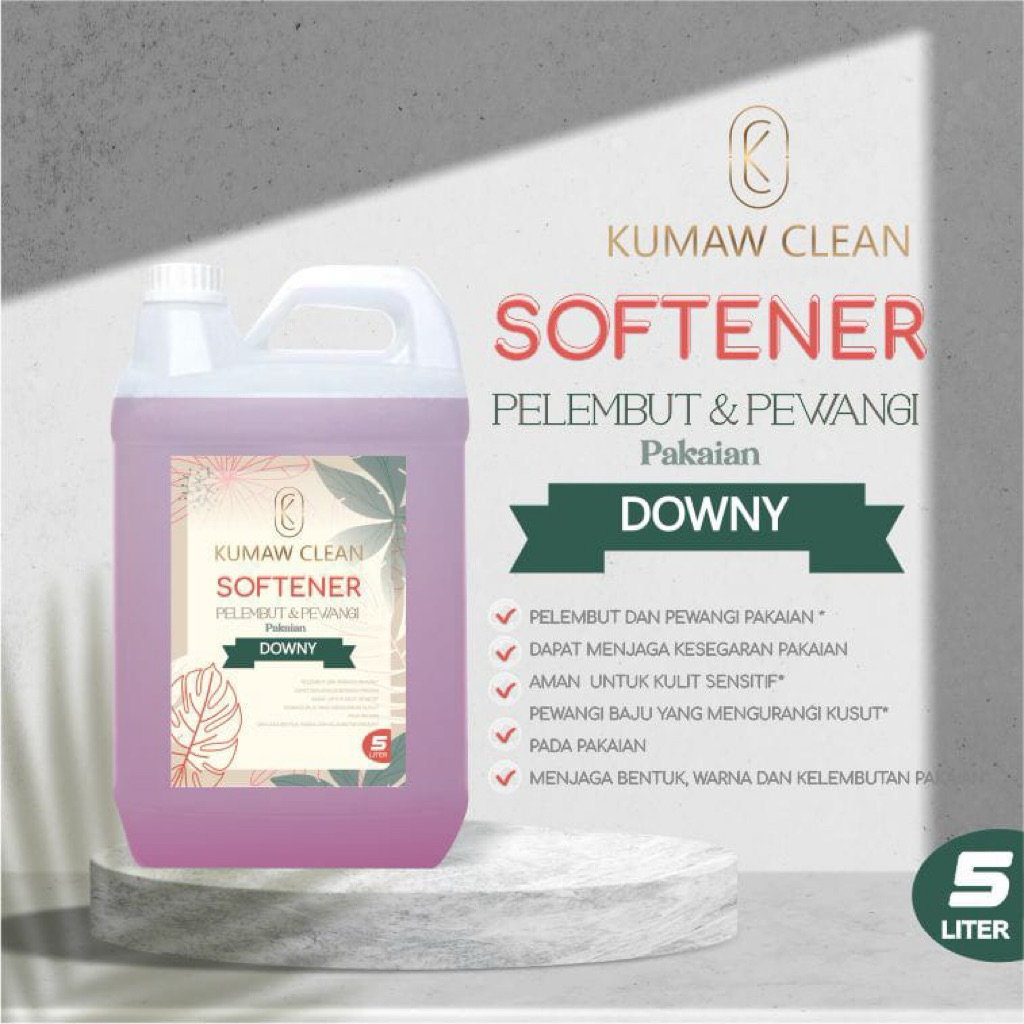 softener pakaian kumaw clean downy 5 liter