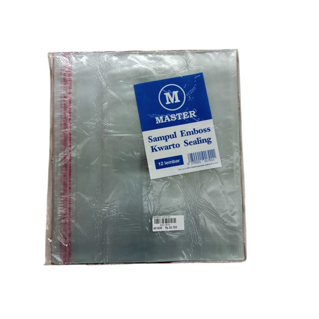 

Gramedia Batam - Sampul Plastik Embos Lem A5/Kwarto Isi 12 Pcs