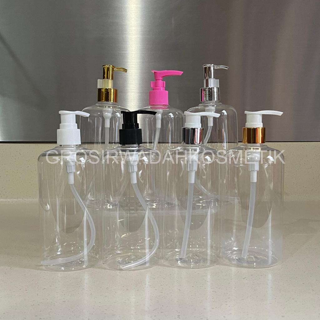 Botol PET 500ml Pump / BR 500ml Tutup PUMP / Botol Pump 500ml