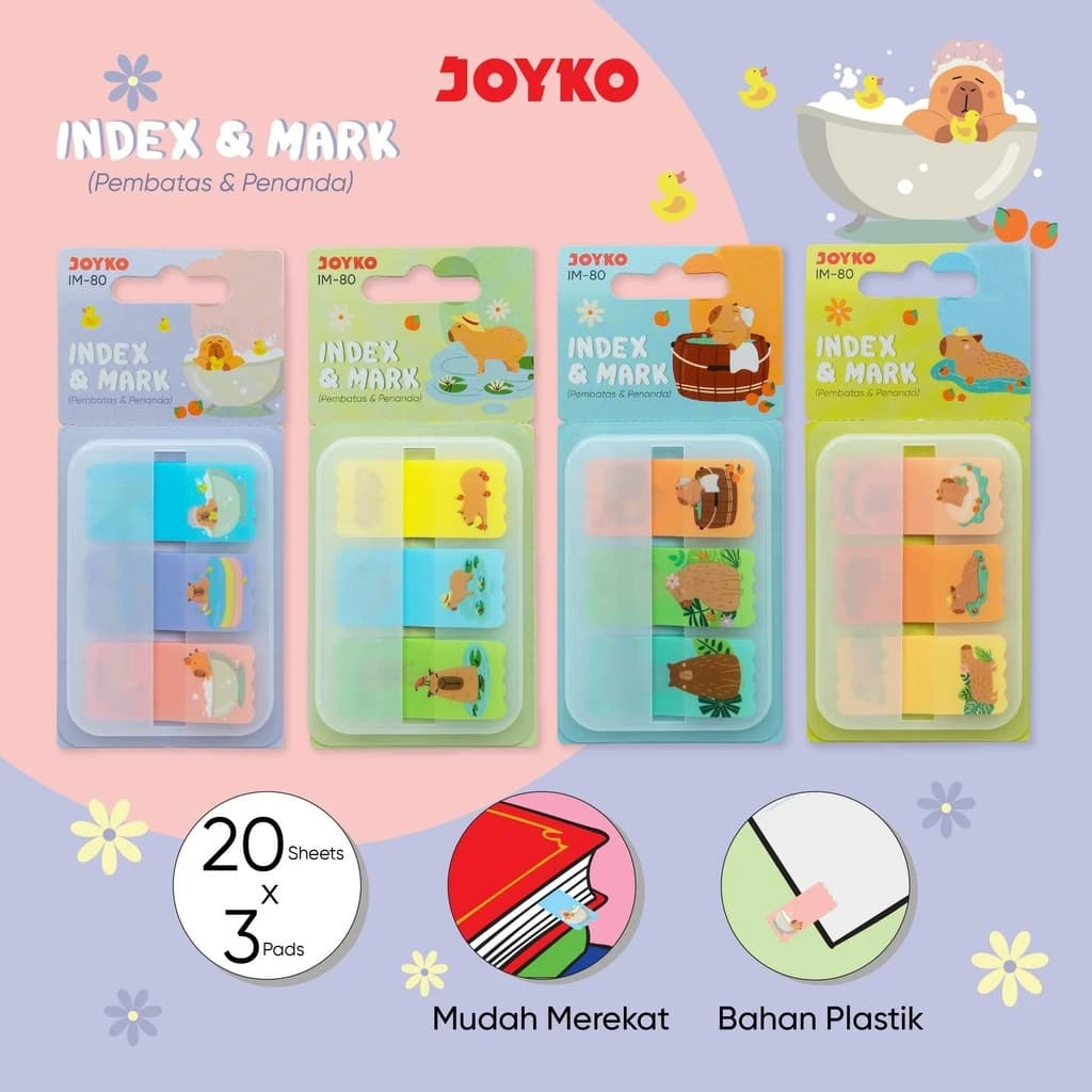 

JOYKO Index Mark Penanda Pembatas IM-80 Plastik