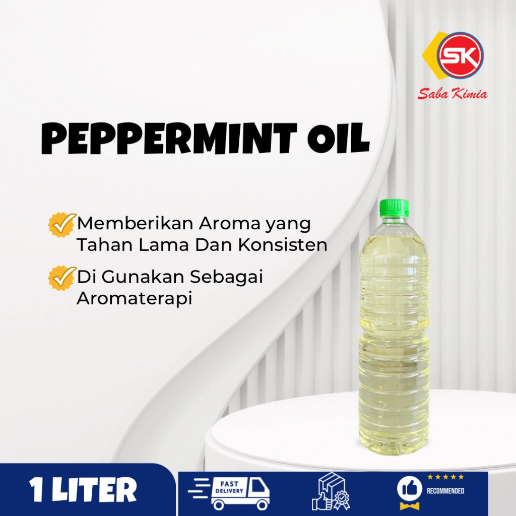 Peppermint Oil 1 Liter Murni