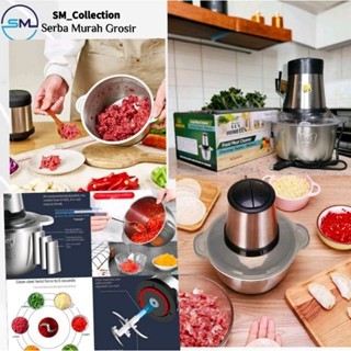 gilingan daging/chooper daging serbaguna/blender bumbu dapur/blender stenlis steel/chooper homelux f