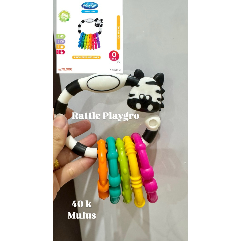 Preloved Rattle Playgro