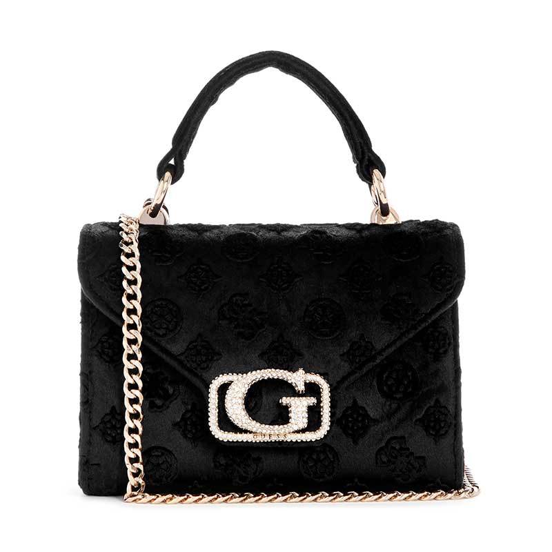 ZALINA MINI TOP HANDLE FLAP - TAS GUESS ORIGINAL WANITA