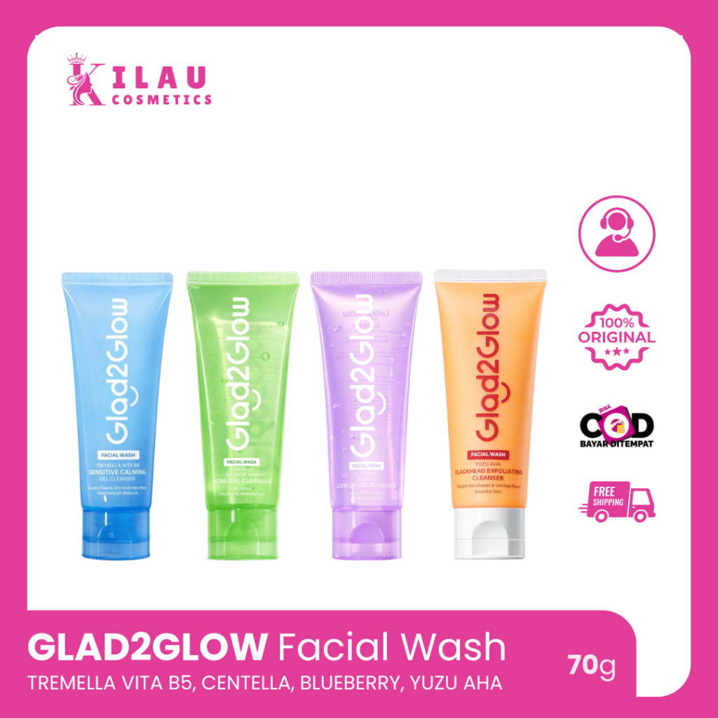 GLAD2GLOW Gel Cleanser 70ml