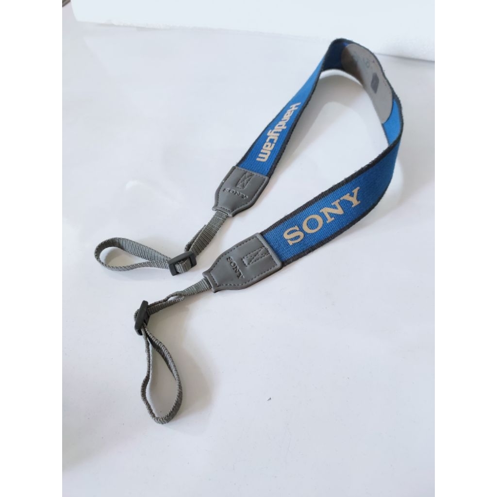 Strap kamera tali kamera original sony handycam vintage aksesoris video camera recorder classic kole