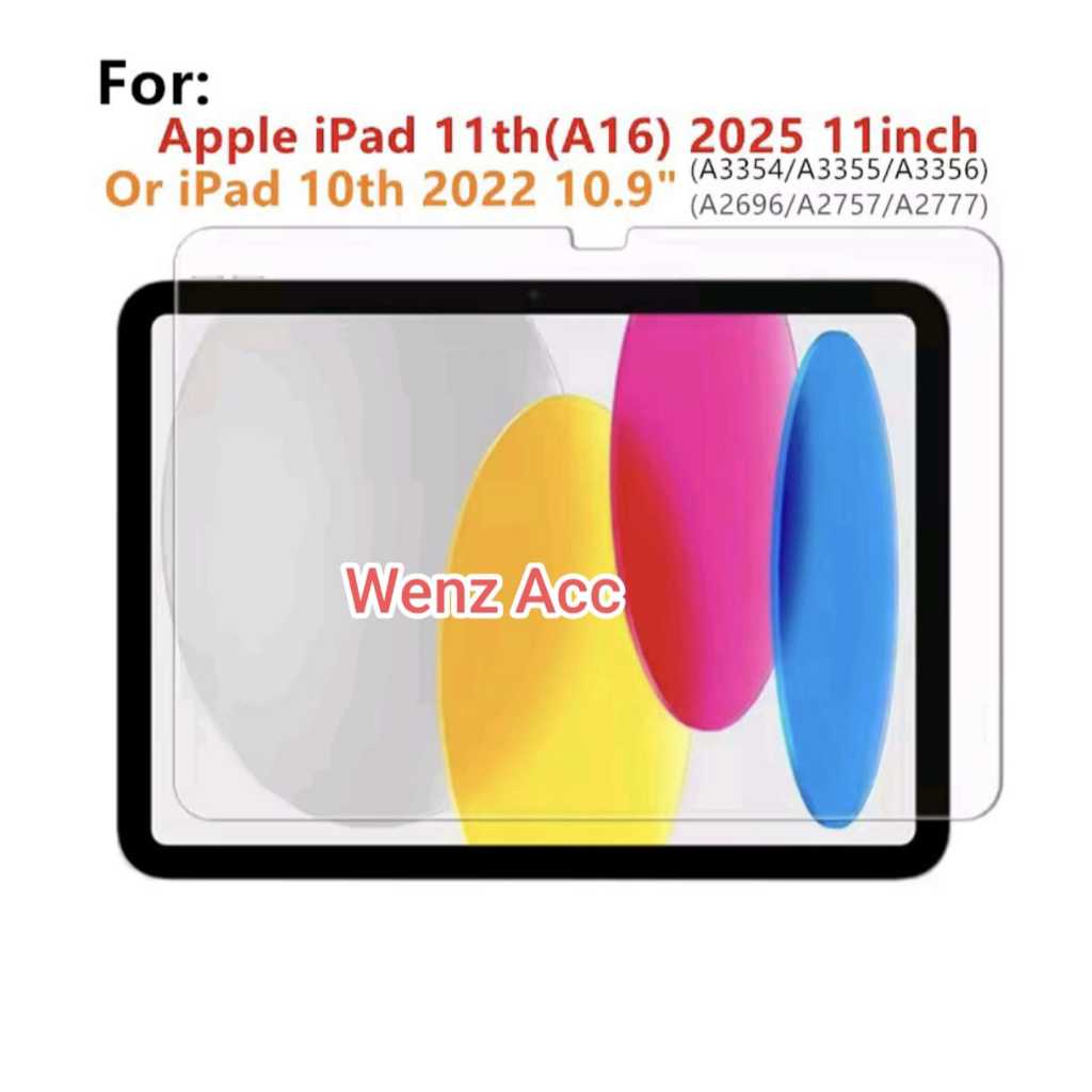 iPad 11 A16 / iPad 11th Generation / iPad 10 / 10th Generation 10.9 Inch 2022 Tempered Glass 2.5D