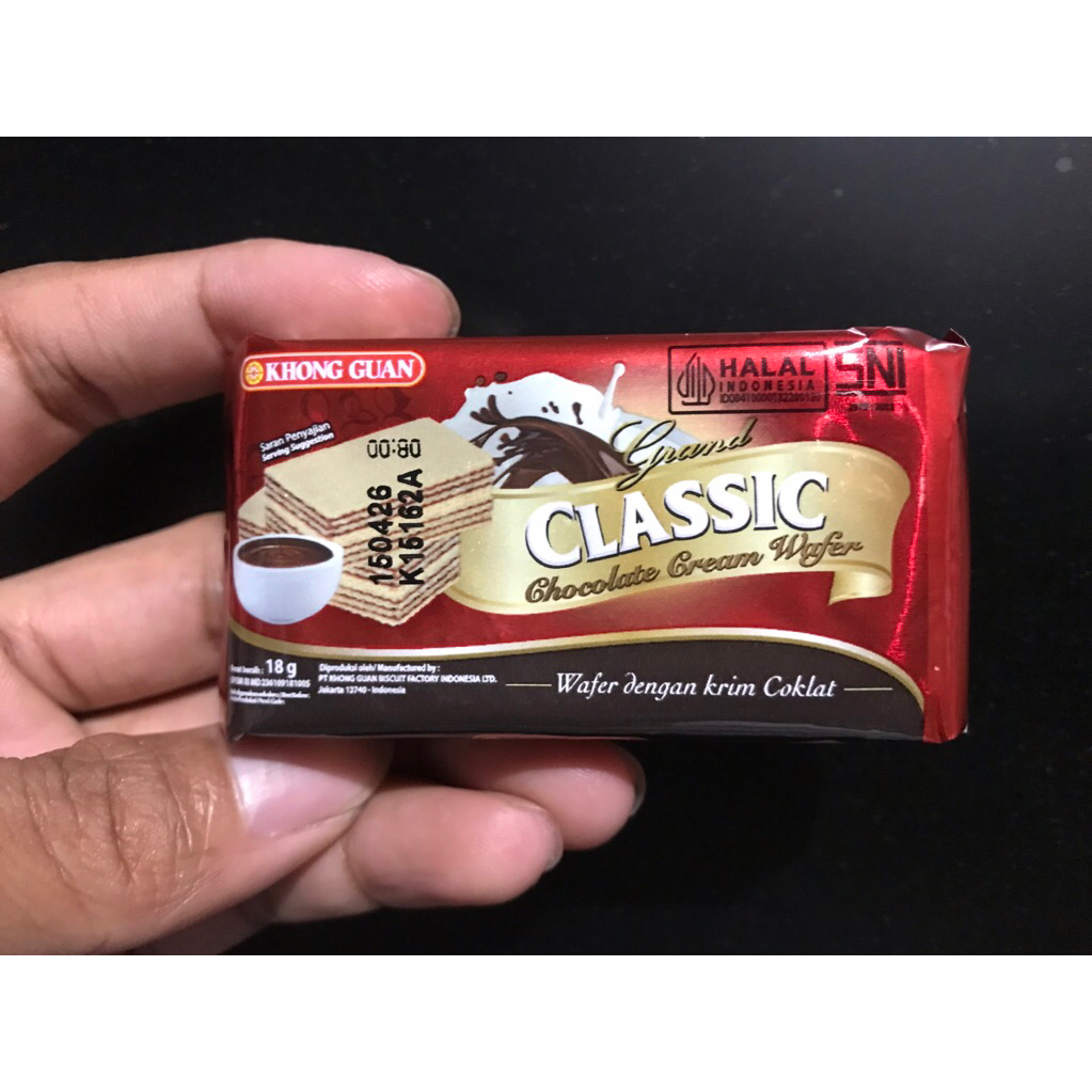 

[KHONG GUAN] Grand Classic Chocolate Cream Wafer 18gr