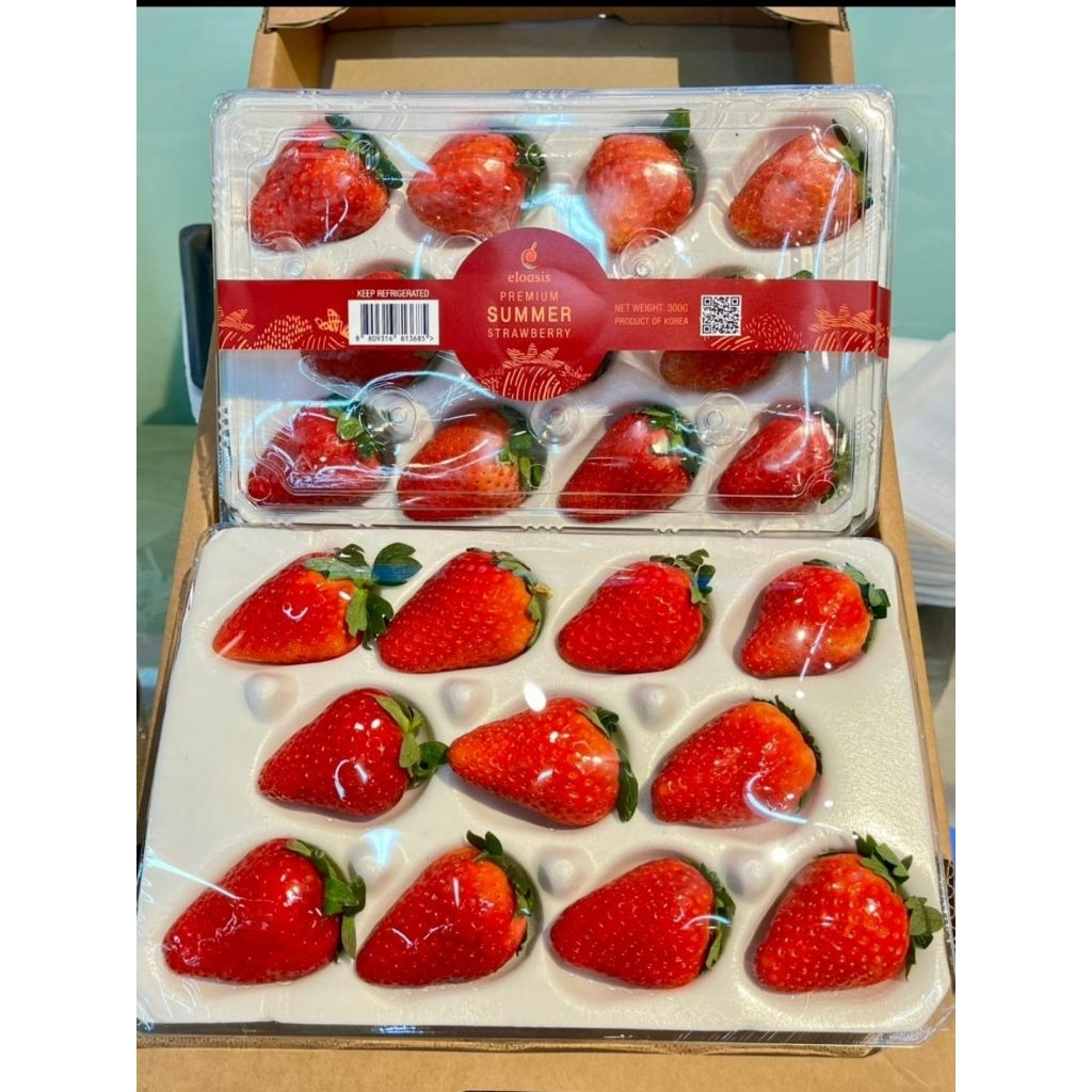 

Buah strawberry inport 250gr per 1 pck buah