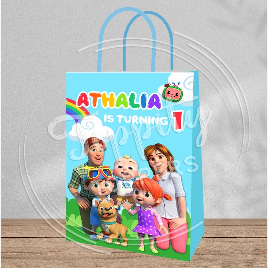 

Paperbag tas goodie bag Coco melon