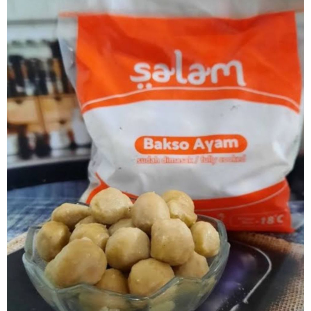 

Bakso ayam Salam 500gr / pentol rasa ayam