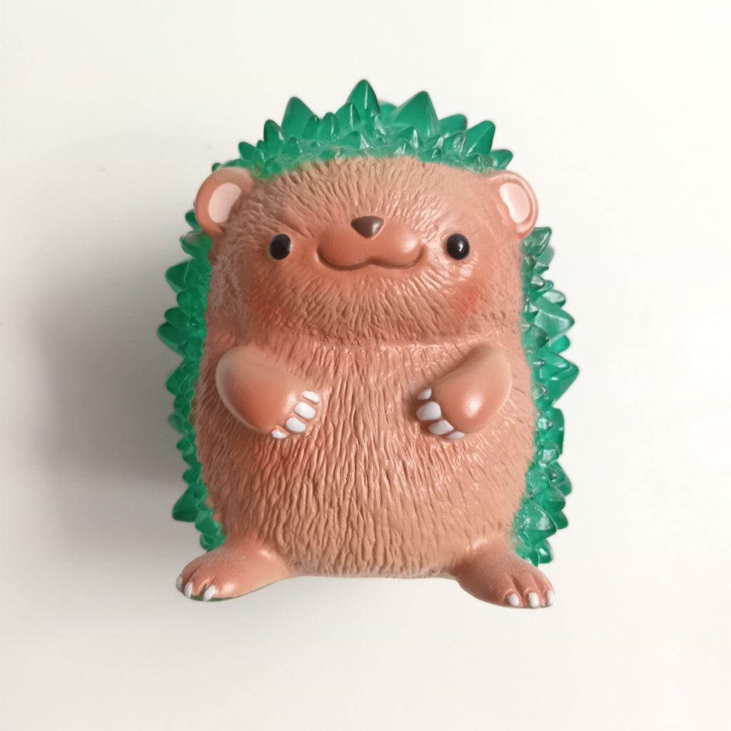 sofubi hogkey crystal hedgehog OG color green clear