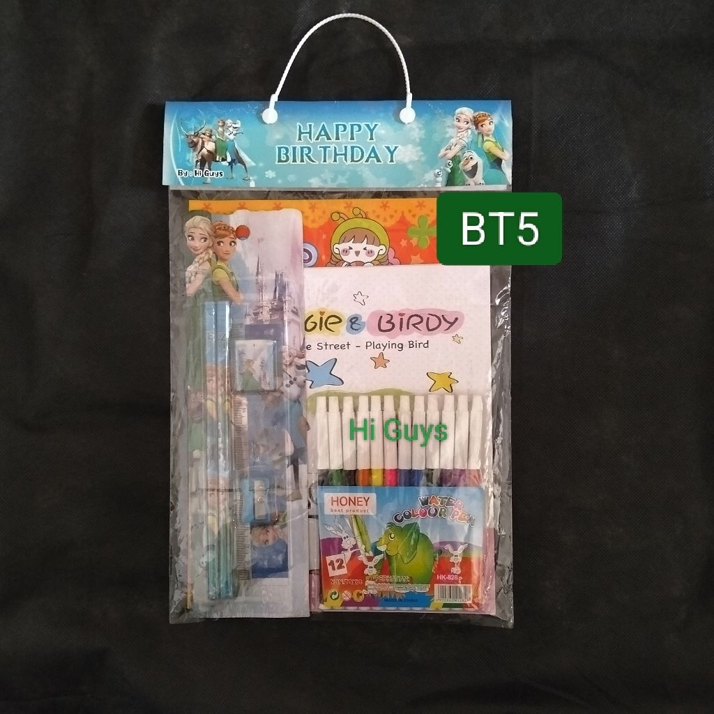 

Paket bingkisan buku tulis dan mewarnai souvenir ulang tahun anak-anak hadiah lomba ( BT5 )