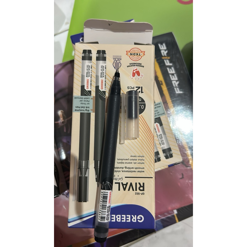 

Bolpoin Gel RIVAL 1 pack isi 12pcs