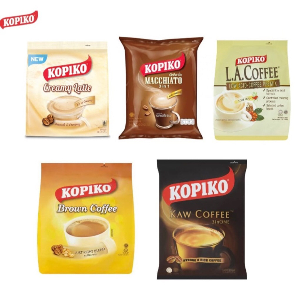 

Kopiko Macchiato | Brown Coffee | Creamy Latte | Low Acid Coffee | Kaw 3in1 Coffee