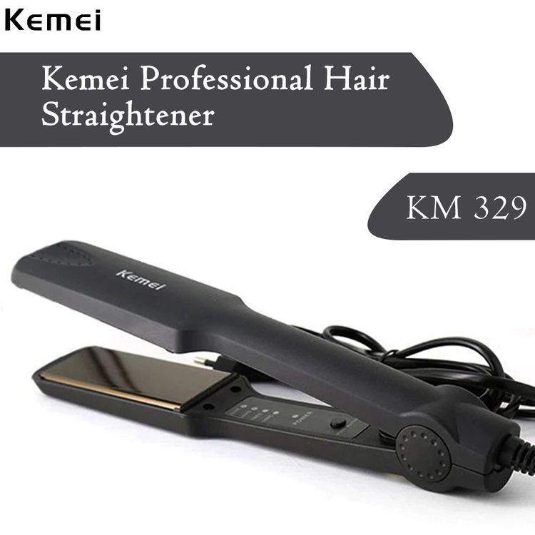 Kemei Professional Hair Straightener KM 329 / Alat Catok Rambut Kemei KM 329