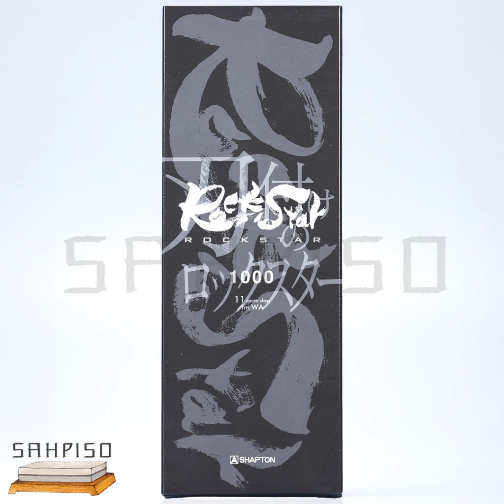 Shapton ROCKSTAR 1000 whetstone grit batu asah pisau whet stone splash and go made in japan jepang r