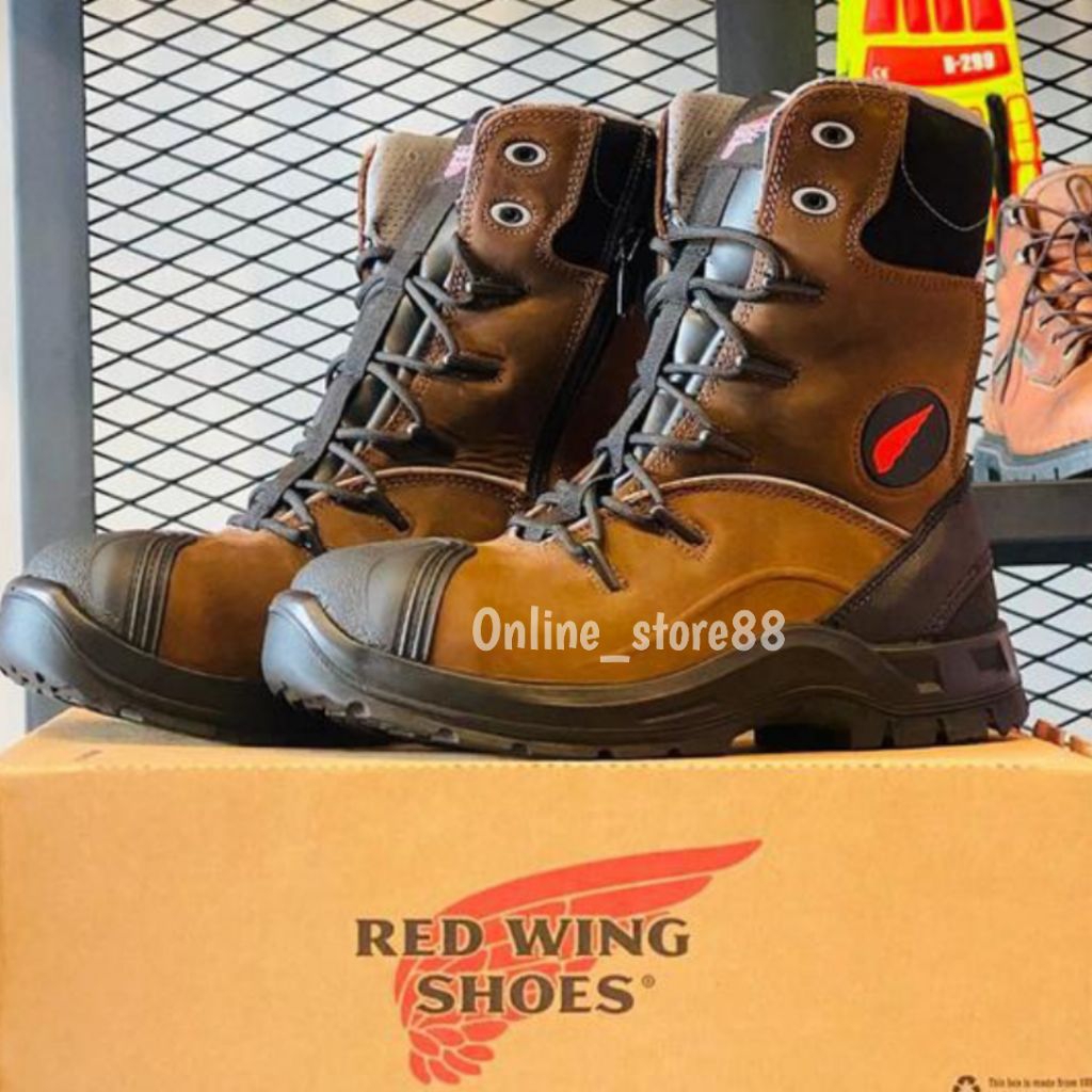 SAFETY SHOES REDWING PETROKING 3229 ASLI ORIGINAL 100% - SAFETY SHOES MEN BERKUALITAS ASLI REDWING